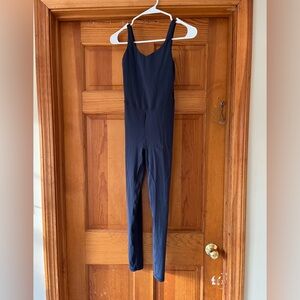 Offline by Aerie Navy Blue Sleeveless Jumpsuit